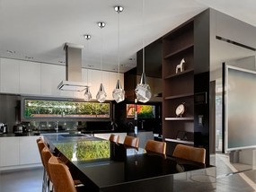 Lustra / Pendul LED design modern decorativ Aquaria crom