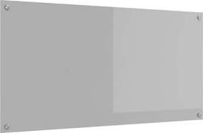 vidaXL Panou de bucătărie Gri deschis 120 x 60 cm sticlă securizată