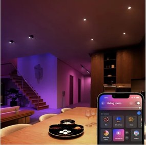 Set de 4 becuri LED RGBW dimerizabile Philips Hue WACA GU5,3/MR16/6,3W/12V