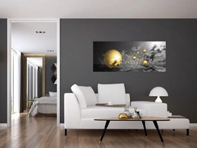 Tabloul bilelor în ocru (120x50 cm)