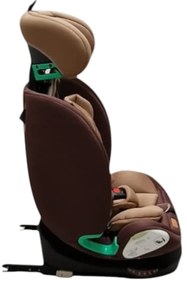 Scaun Auto cu Isofix Baby Care™ HD18, Cu rotire 360 grade, Omologare R-129 i-Size, 0-36 kg, Tetiera reglabila, Transformabil in scoica auto, Sistem