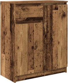 vidaXL Bufetă cu sertar Lemn vechi 71x35x84 cm Lemn prelucrat