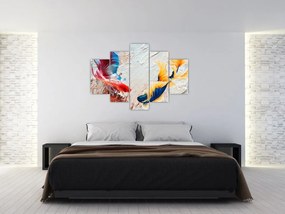 Tablou - Pești războinci (150x105 cm)