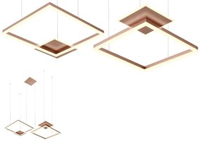 Redo 01-2616 - Lustră LED dimabilă pe cablu SIGUA LED/137W/230V CRI 90 maro