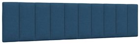 vidaXL Pernă pentru tăblie de pat, albastru, 200 cm, material textil
