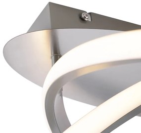 Lampă de plafon design oțel, incluzând LED în 3 trepte reglabil - Ruta