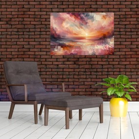 Tablou - Răsărit pictat (90x60 cm)