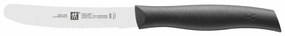 Set cutite si decojitor Zwilling TWIN Grip 38738000, 3 piese, Otel inoxidabil 18/10, Lame cu intarire la gheata FRIODUR, Rezistente la coroziune, Argintiu / Negru