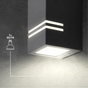 Aplică de exterior QUAZAR 1xGU10/11W/230V IP44