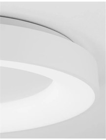 Plafoniera LED 4000K moderna 60cm RANDO THIN alba NVL-9353850