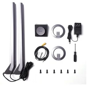 Govee - Panouri LED Smart Wi-Fi pentru gaming + Telecomandă duală Smart, alb (Wi-Fi)