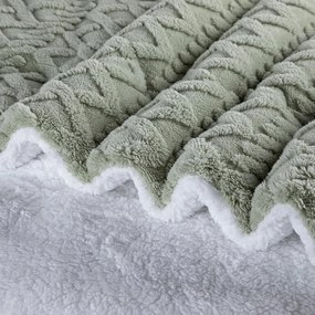 Set matlasat cu blăniță INVERNO verde