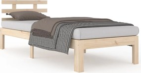 vidaXL Cadru de pat, 100 x 200 cm, lemn masiv de stejar