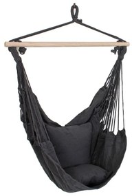 Fotoliu suspendat pentru grădină Garden Pleasure Tobago, negru