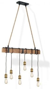 Lustra cu 6 pendule design industrial vintage Cellar HL 6-1651/6 Vintage OR