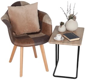 Fotoliu de design, patchwork/fag, TERST