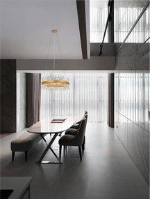 Lustra suspendata eleganta design modern Crown 75cm