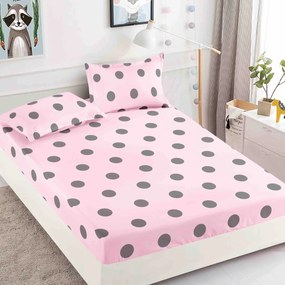 Lenjerie de pat 3 cu elastic 100% bumbac - a737 de la Onesleep