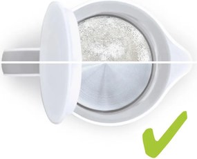 Cană de filtrare a apei Brita Marella Cool Memo, 2,4 l, indicator electronic Memo, filtru Maxtra Pro, fără BPA, alb
