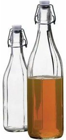 Sticlă cu închidere cu clips, 1 l, 6 buc., 1 l