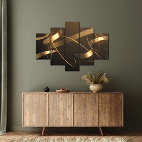 Tablou - Panglici de bronz (150x105 cm)