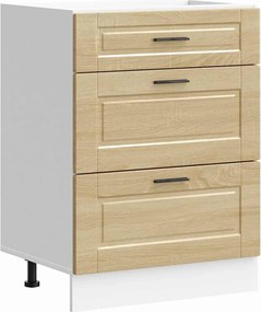 vidaXL Dulap de bază de bucătărie „Porto” din lemn de stejar Sonoma