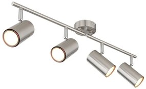 Plafoniera cu 4 Spoturi directionabile ALLVI nickel