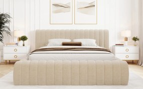 Pat lemn masiv Carilla 140/160/180x200 cm Personalizabil - 180x200