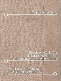 Covor bej țesut manual din amestesc de lână 125x200 cm Kari Organic – Villeroy&amp;Boch