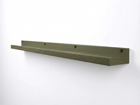 Polita de perete pentru tablouri FOTOPLANK 120 cm, olive