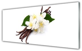 Tablouri acrilice Vanilie Floral Maro Alb