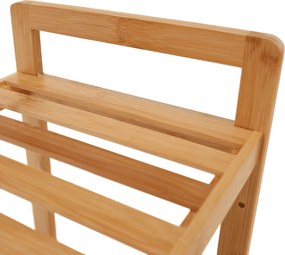 Raft cu 5 poliţe, bambus natural, FIORE TIP 3
