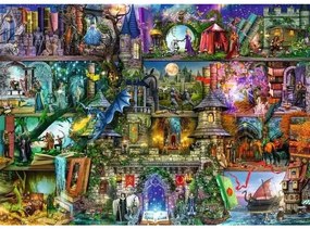 PUZZLE LEGENDE SI MITURI 1000 PIESE DESIGN NOU - RAVENSBURGER (RVSPA00089)