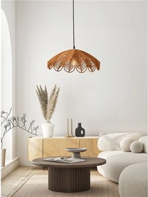 Lustra suspendata stil natural ratan natur FLARE
