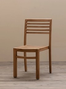 Scaun dining stivuibil maro din lemn de tec Tirama
