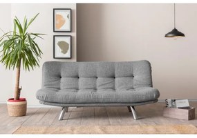 Canapea extensibilă BINA, 2 locuri, gri deschis