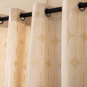 Draperie bej 140x240 cm Ondine – douceur d'intérieur