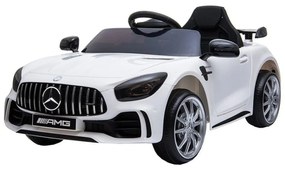 Masinuta Electrica cu acumulator pentru copii NOVOKIDS™ Mercedes AMG GTR , Roti din Cauciuc EVA, 3-8 ani , usi cu deschidere , Baterie12V, 2 Viteze,