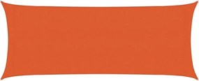 vidaXL Pânză parasolar, portocaliu, 2x4,5 m, HDPE, 160 g/m²