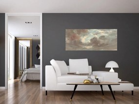 Tablou - John Constable, Cloud Study Stormy Sunset, reproducere (120x50 cm)