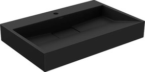 Mexen Ava lavoar deasupra blatului din conglomerat 1/O 70 x 46 cm, negru - 23017071