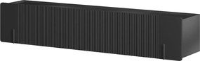 Dulap TV Malmi 200 cm suspendată - negru mat / negru