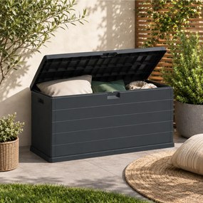 Cutie de depozitare OMEGA, 210L, 117x38x56cm, antracit I.P.A.E-Progarden