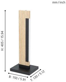 Eglo 99295 - LED Lampă de masă dimmabilă CAMACHO LED/6,5W/230V