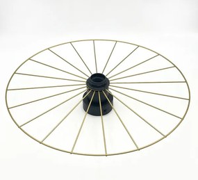 Aplică MONTANA 1xE27/15W/230V d. 45 cm auriu