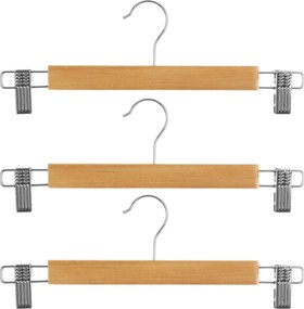 Set umerase cu cleme, 3 piese, lemn