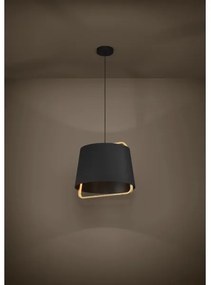 Lustră pe cablu Eglo 390185 CAMALOZA 1xE27/40W/230V negru