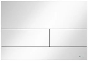 Clapeta actionare rezervor incastrat, alb lucios, dual-flush, TECE Square Alb lucios