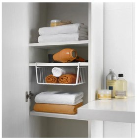 Coș suplimentar de bucătărie suspendat din oțel 30cm – Metaltex