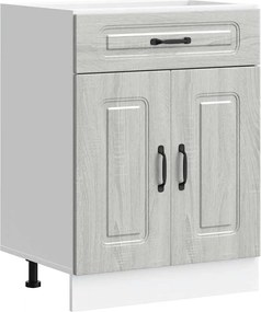 vidaXL Dulap de bază de bucătărie „Kalmar” Lemn prelucrat Sonoma gri